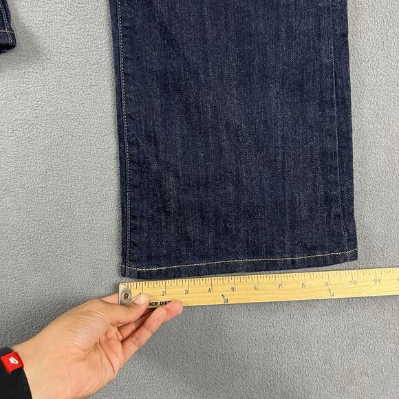 Levi's 515 Jeans Womens 14 Blue Boot Cut Stretch Dark Wash Western Rodeo - Picture 12 of 12